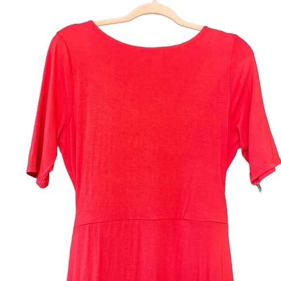 Maurices 24/7 Mock Wrap Knotted Waist Dress - Picture 4 of 4